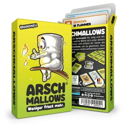 DENKRIESEN - ARSCHMALLOWS® - weniger frisst mehr - Kartenspiel für die Familie - Bild 1 von 4