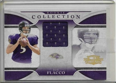 2008 Donruss Threads Rookie Joe Flacco Game Used Jersey! /500! Ravens - Image 1 of 2