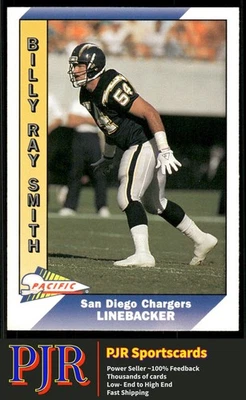 Billy Ray Smith 1991 Pacific #452 San Diego Chargers - Image 1 of 2