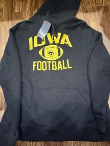 Iowa Hawkeyes Hoodie Fanatics Golden Heavy Blend Schwarz Herren Gr. L Neu - Bild 1 von 2