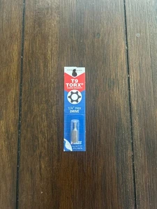 Screwdriver Bit 1/4" Hex Drive T9 Torx- Brand New - Picture 1 of 2