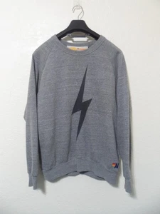 Aviator Nation Men's Heather Gray Bolt Lighting Sweatshirt Medium - Picture 1 of 9
