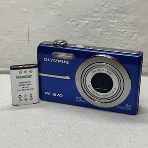 Olympus FE-370 8.0MP 5x Zoom Optical Lens Digital Camera Tested w/Batt Great! - Picture 1 of 6