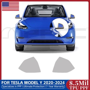 For Tesla Model Y 2020-2024 Rearview Mirror Precut Paint Protection Film PPF TPU - Bild 1 von 19