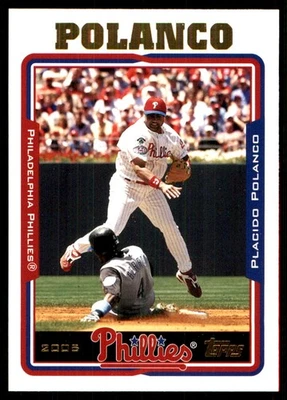 Plácido Polanco 2005 Topps #2 Phillies MLB LEER ENVÍO GRATUITO AutographDen Foto 1 de 2
