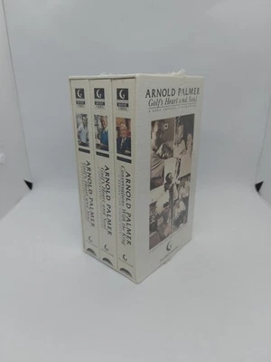 Arnold Palmer: Golfs Heart Soul VHS 1999 3-Tape Set Box Set SEALED New - Image 1 of 4