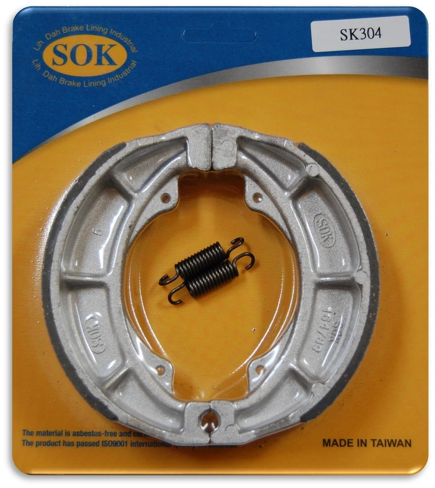 REAR BRAKE SHOES+Springs fit SUZUKI DR 200  1986-1988 DR200 - Image 1 of 1