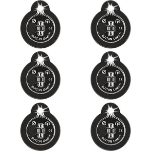 BUTTON LAMP Adhesive LEDs Light Package - Lightweight, Ultra Small, Ultra Bright - Picture 1 of 7