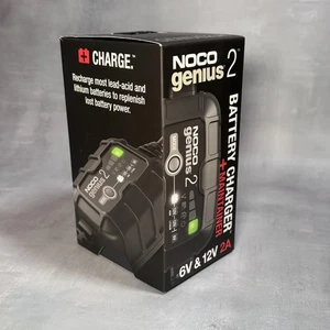 NOCO GENIUS2 2A 6V/12V Smart Battery Charger - Automatic Maintainer Trickle C... - Bild 1 von 1