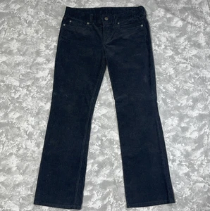 Pantalones de pana J Crew para mujer 30S ajuste favorito negros ajustados calce recto clásicos - Imagen 1 de 9
