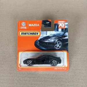 Matchbox 2004 Mazda RX-8 Black #49 2023 Short Card - Picture 1 of 2
