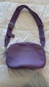 Brand New With Tags Limited Edition Iris Purple Coach Jamie Camera Bag HTF - Picture 1 of 6