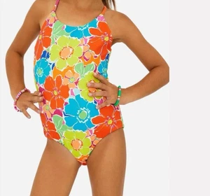 Beach Riot Girls Little Julia One Piece Swimsuit: Size 13/14: Multi (43) - Picture 1 of 9