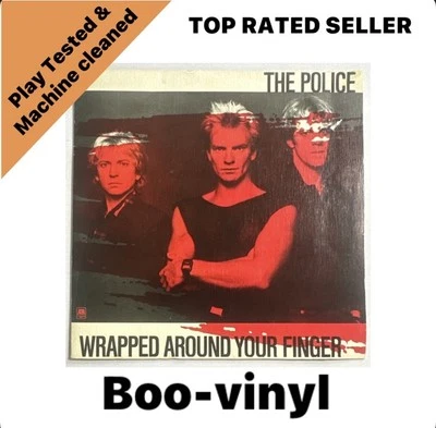 The Police - Wrapped Around Your Finger ~ Spanish Issue 7" Vinyl Record  EX / EX - Image 1 of 4