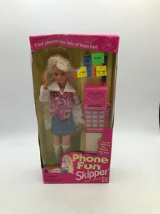 Barbie Phone Fun SKIPPER Doll w Secret Surprise Play Phone For YOU! 1995 - Picture 1 of 6