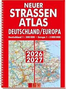 Neuer Straßenatlas Deutschland/Europa 2026/2027 ~  ~  9783625143369 - Bild 1 von 1