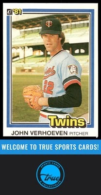 1981 Donruss #564 John Verhoeven - Image 1 of 2