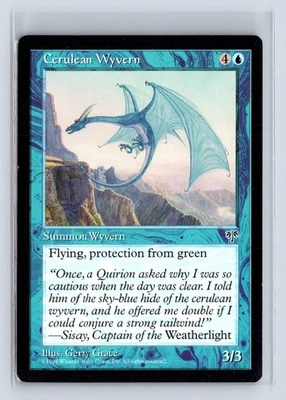 (2x) CERULEAN WYVERN – MTG Magic the Gathering Card – Mirage – Uncommon - Image 1 of 4