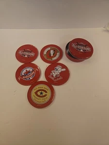 Cincinnati Reds Lot Official Program Coaster Set of 5 Picture Frame MLB All Star - Picture 1 of 9