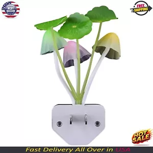 Sensor Led Night Light, Color Changing Plug-in LED Mushroom Dream Bed Lamp - Picture 1 of 6