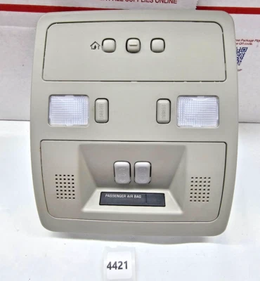 Cadillac STS 2005-11 mapa superior luz consola domo frontal lámpara techo corredizo OEM Foto 1 de 3