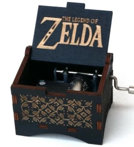 Zelda Boite A Musique à Manivelle vintage Antique Melodie Du jeux vidéo - Photo 1/7