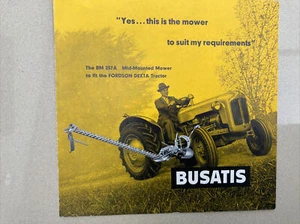 Busatis BM 257A Mittelmäher Prospekt - zur Verwendung mit Fordson Dexta Traktor - Bild 1 von 4