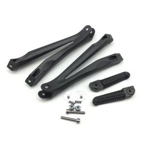 For Yamaha YZF R1 2004-2008 Passenger Black Rear Foot Pegs Rest Bracket - Foto 1 di 14