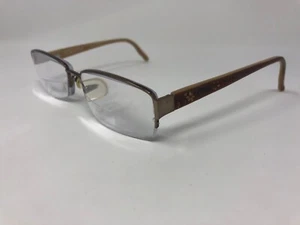 OSCAR DE LA RENTA Eyeglasses Frame OCL706 235 Half Rimless 53-18-135 Brown R981 - Picture 1 of 9