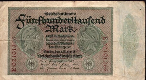 Germany Banknote - 1 923 - 500000 Marks - Picture 1 of 2