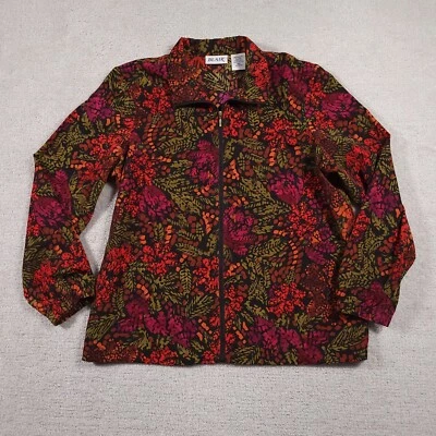 Blair цветочный гавайский куртка женщин средний полный молнии длинным рукавом цветной  - Изображение 1 из 4