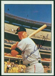 Original Autograph of Del Crandall of the Giants on a 1978 TCMA Card - Picture 1 of 3