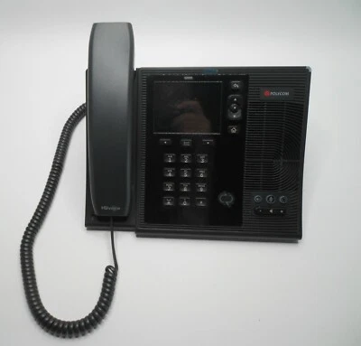 Polycom CX600 Lync Optimized VoIP Phone W/ Handset 2201-15942-001 - Image 1 of 4
