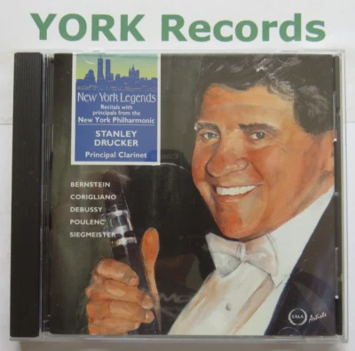 STANLEY DRUCKER - Principal Clarinet New York Philharmonic - Ex Con CD Cala - Image 1 of 3