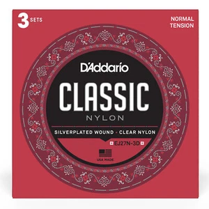 D'Addario EJ27N Classical Nylon Guitar Strings 3 Pack - Picture 1 of 1