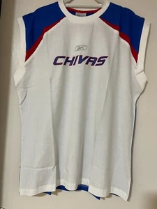 Chivas De Guadalajara Original Reebok Sleeveless Coton Shirt L Adult Size - Picture 1 of 12