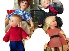 Antique/ Vintage dollhouse people figures