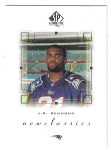 2000 SP AUTHENTIC J.R. REDMOND NEW CLASSICS #NC5 NEW ENGLAND PATRIOTS ARIZONA ST - Picture 1 of 2