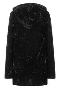 Crushed Velvet Dress Hooded Soft stretchy Banned XL Jumper - Picture 1 of 2