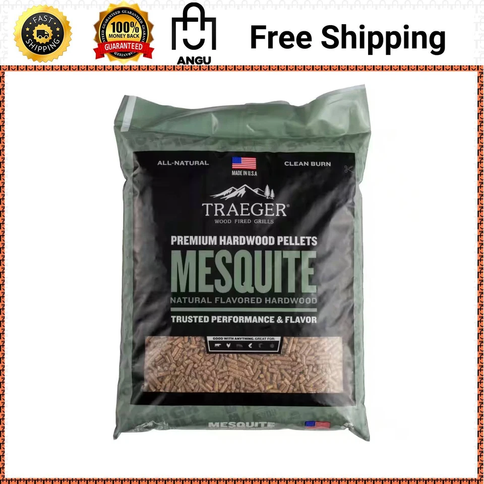 Traeger Grills PEL305 Mesquite 100 All-natural Hardwood Pellets Grill