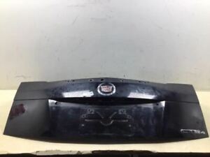 2008 2010 CADILLAC CTS REAR TAILGATE TRUNK DECK LID BLACK w/o BRAKE LAMP&MOLDING