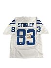Brandon Stokley Indianapolis Colts Signed Autograph Custom Jersey White JSA Witn