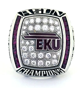 🏈 2022 EKU Eastern Kentucky Football ASUN Champions NCAA Championship Ring! - Picture 1 of 9