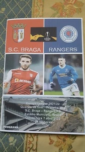 SC BRAGA  v RANGERS  - EUROPA LEAGUE Q-FINAL -  07/04/2022 - Picture 1 of 5