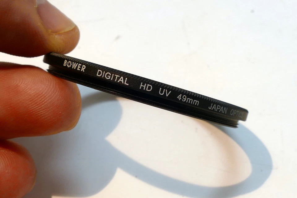 BOWER UV HD DIgital49mm Lens Filter for wide angle lenses thin low profile - Image 1 of 4