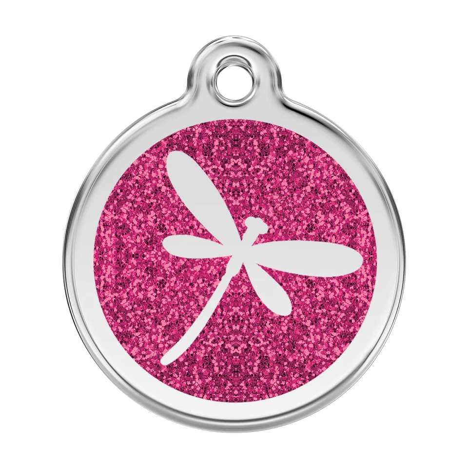 Подвеска для идентификатора собаки кошки домашнего животного - персонализированная - красная динго - пожизненная гарантия - блестящая - Изображение 1 из 1