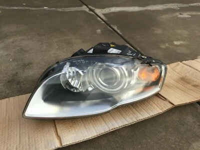 Conjunto de faros de xenón para conductor izquierdo Audi A4 2.0T 2005-2008 OEM Foto 1 de 4