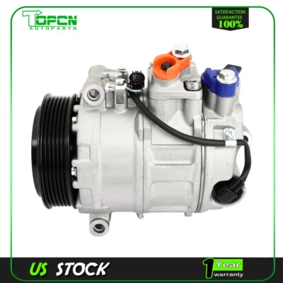 A/C Compressor W/Clutch For 03-11 Mercedes-Benz CLS55 CL500 CL550 R350 3.5L 5.0L - Image 1 of 4
