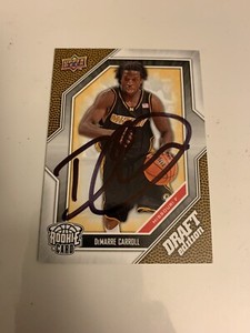 DeMarre Carroll Signed 2009-10 Upper Deck Draft Edition #25 Card Auto COA
