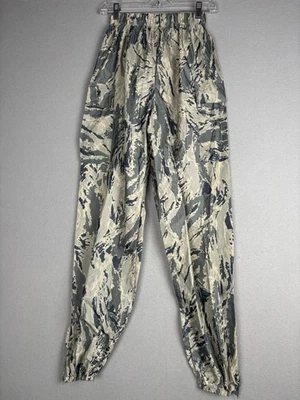 Pantalones de lluvia de camuflaje ABU de la Fuerza Aérea de los Estados Unidos para hombre XL camuflaje digital nailon equipo militar Foto 1 de 4